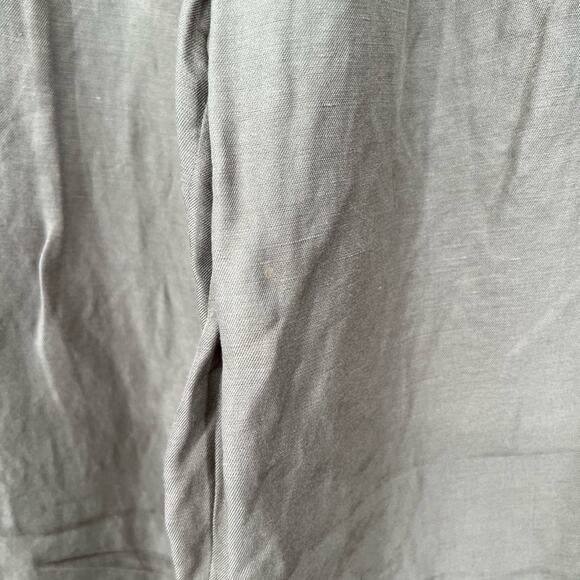 Anine Bing High Rise Pleated Trouser Pants Linen Blend - Picture 5 of 10